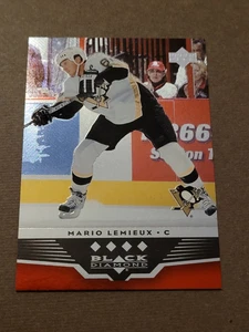 Mario Lemieux: 2005-06 Black Diamond Quad Ruby 181 *79/100* - Picture 1 of 2