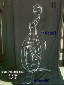 SEAL TOPIARY FRAME - Picture 1 of 2