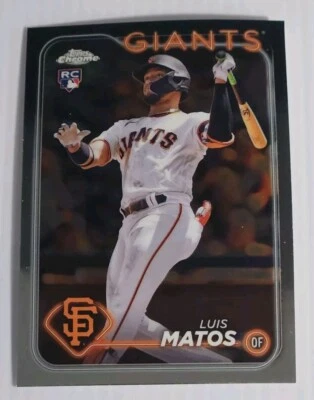 2024 Topps Chrome - #270 Luis Matos (RC) - Image 1 of 2