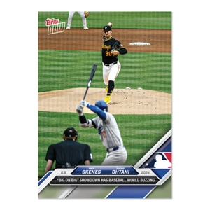2024 Topps Now MLB #264 Paul Skenes / Shohei Ohtani Piratas Dodgers - EN MANO - Imagen 1 de 1