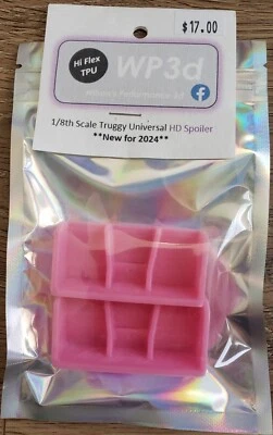 Paquete de 2 alerones delanteros Truggy HD escala 1/8 (TPU Hi-Flex - no se romperá) Foto 1 de 3