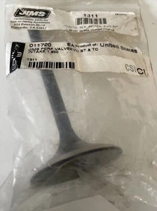 011720 HARLEY EVO BIG TWIN TWIN CAM JIMS BLACK PERF VALVE INTAKE 1.900 NOS - Picture 1 of 1