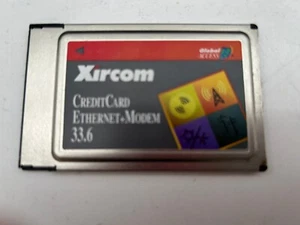 Xircom CreditCard Ethernet Adapter Modem 33.6 Global Access Credit Card - Picture 1 of 2