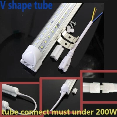 T8 LED Integrated V shape 2 strips Tube lights-Batten tube Light,2ft,3ft,4ft,5ft - Image 1 of 4
