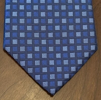 Corbata Jones New York azul 100 % poliéster para hombre hecha en China Foto 1 de 4