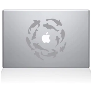 The Decal Guru Koi Fish Pond MacBook Decal Vinyl Sticker - 13" MacBook Pro - Picture 1 of 1