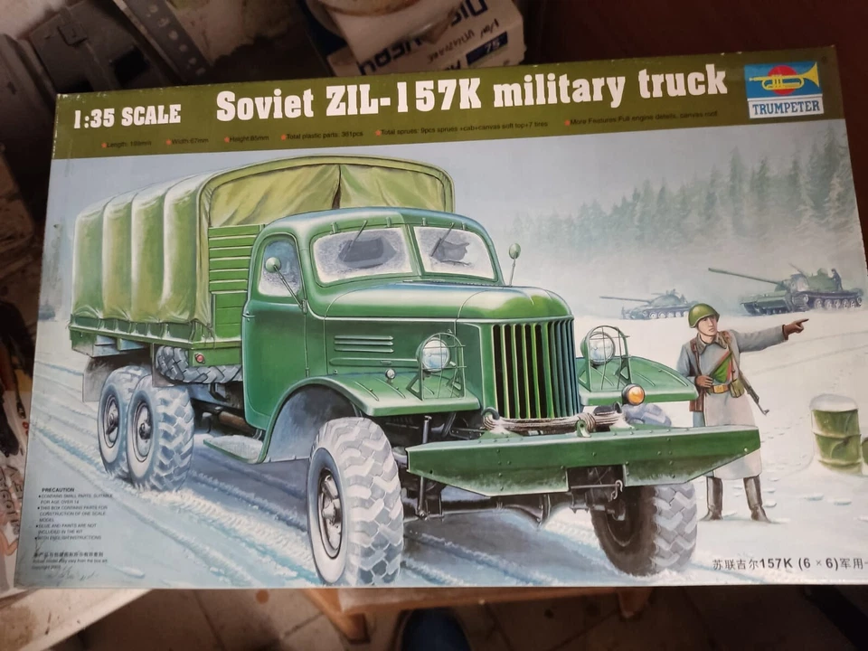 SOVIET ZIL-157K camion militare,1/35, marca Trumpeter - Immagine 1 di 2