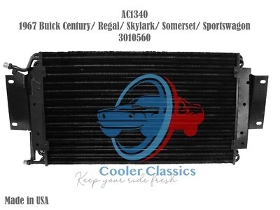 67 1967 BUICK Century Regal Skylark AC Condenser A/C OEM 3010560 AC1340 - Image 1 of 2