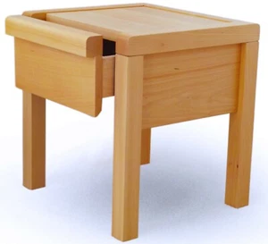 Nachttisch R1, Buche Massiv, Nachtkommode, Nachtkonsole, Nachtschrank - Bild 1 von 2