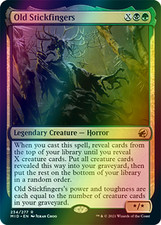 Old Stickfingers FOIL, Innistrad: Midnight Hunt, NM/M PREORDER