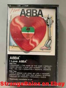 I Love ABBA Cassette Tape 1984 ~~~ PLAY TESTED ~~~~ SOUNDS GREAT! - Picture 1 of 6