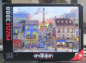 STREETS OF PARIS - Complete - 3000 PIECES ANATOLIAN PUZZLE - Picture 1 of 2