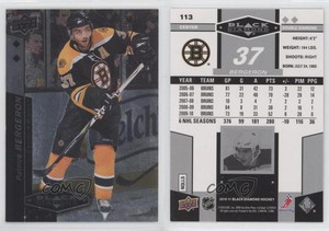 2010-11 Upper Deck Black Diamond Patrice Bergeron #113