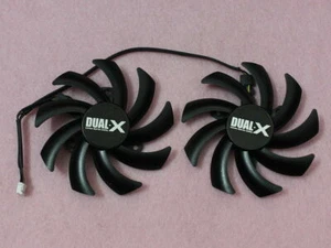 Pair Fans Cooler Fan For Sapphire HD7970 HD7950 HD7870 HD7850 FD7010H12S 85m - Bild 1 von 4