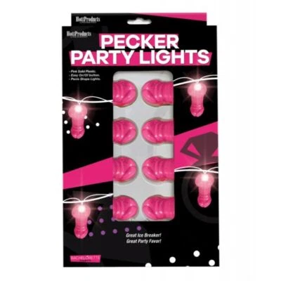 HOTT PRODUCTS Light Up Pink Pecker String Party Lights