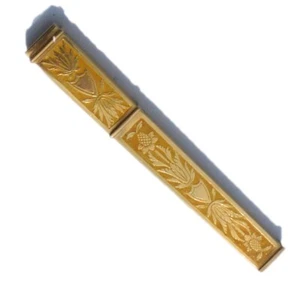 Rare Antique French 18K Solid Gold Needle Case Sewing Etui Empire 19th C - Picture 1 of 5