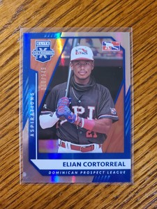 Elian Cortorreal - 2021 Elite Extra Edition Blue Aspirations #/249 No.174