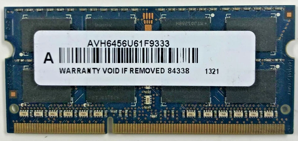 Avant / Micron 2GB DDR3 PC3-10600S 1333mhz SODIMM Laptop Memory RAM - Image 1 of 1