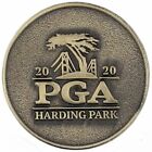 2020 Pga Championship (Harding Park) Large Two Sided -Gold- Golf Ball Marker