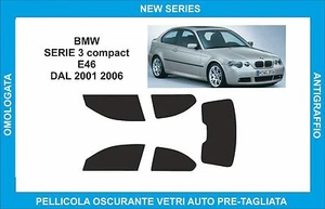 pellicole oscuranti vetri bmw serie 3 e 46 compact compl - Imagen 1 de 1