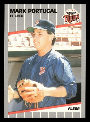 Mark Portugal 1989 Fleer #123 Minnesota Twins BUY3GET1FREE - Image 1 of 2