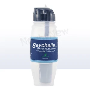 Botella de agua avanzada Seychelle 28 oz - Filtro 99,9999% de contaminantes + virus - Imagen 1 de 6