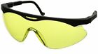 Uvex Skyper Schutzbrille, schwarzer Rahmen, gelbe Linse, ultraharter Hartmantel #S1902