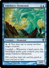 MTG magic cards 2x x2 NM-Mint, English Tideforce Elemental Worldwake