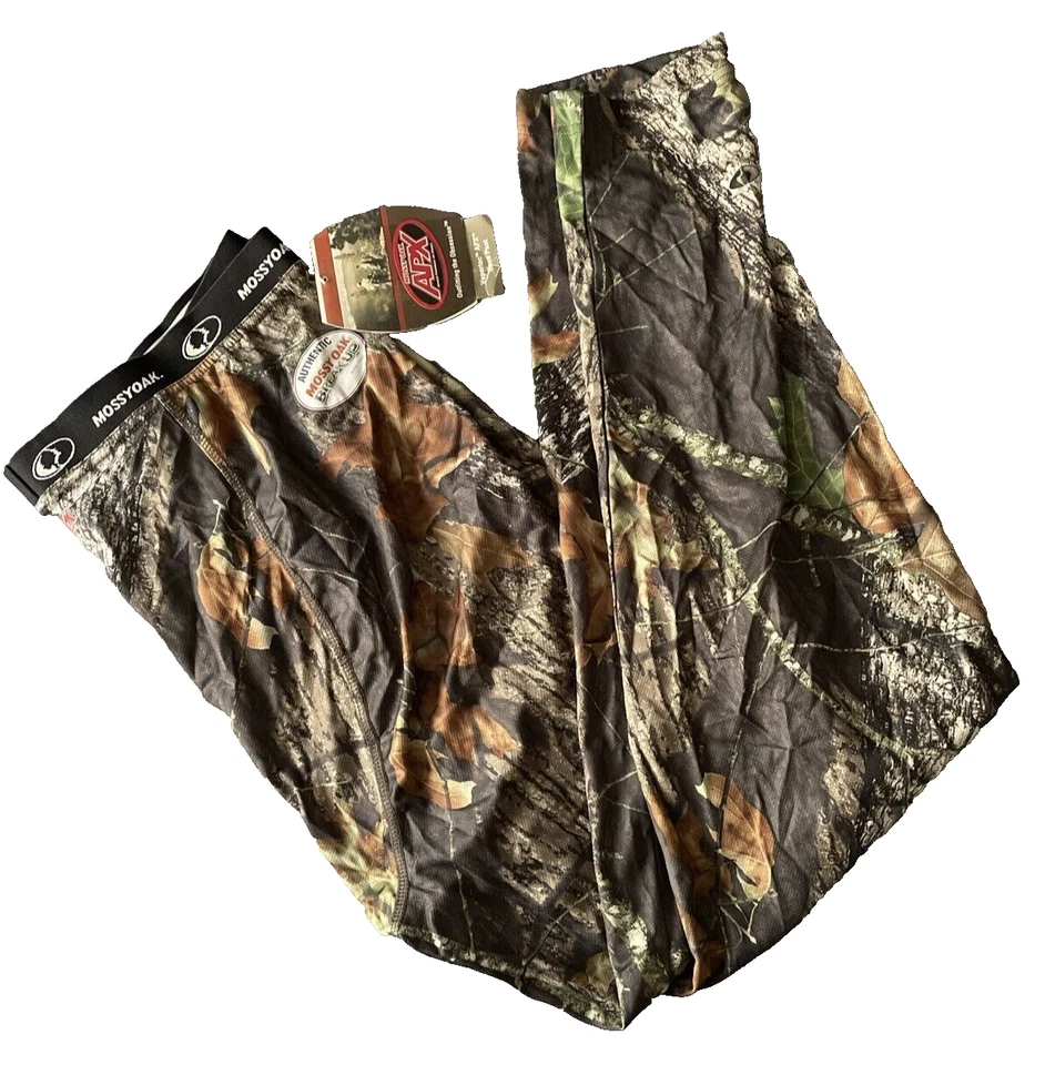 Mossy Oak Breakup APX Vaportec Base Layer Hunting Pants #0605 Men's Size XL  NWT - Image 1 of 4