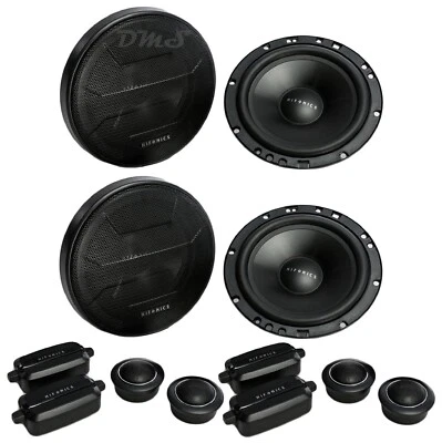 (4) Altavoces de audio para automóvil Hifonics Zeus ZS65C | 6,5 pulgadas 400 W 4 ohmios componente bidireccional Foto 1 de 3