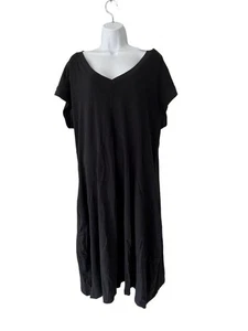 BRANDNEU ZIM & ZOE SCHWARZ LILLY ÜBERGRÖSSE 20 PULL-OVER KLEID MIT ETIKETT - Bild 1 von 5