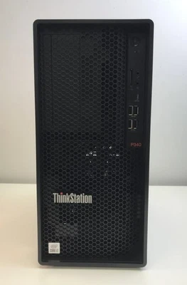 Lenovo ThinkStation P340 Core i9-10900K, 32GB RAM, 2.5TB SSD, Win 10 Pro - Image 1 of 2