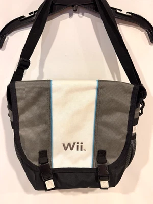 OFICIAL - Consola Nintendo Wii Estuche de Transporte de Almacenamiento de Viaje Mensajero Bolso de Hombro Foto 1 de 4