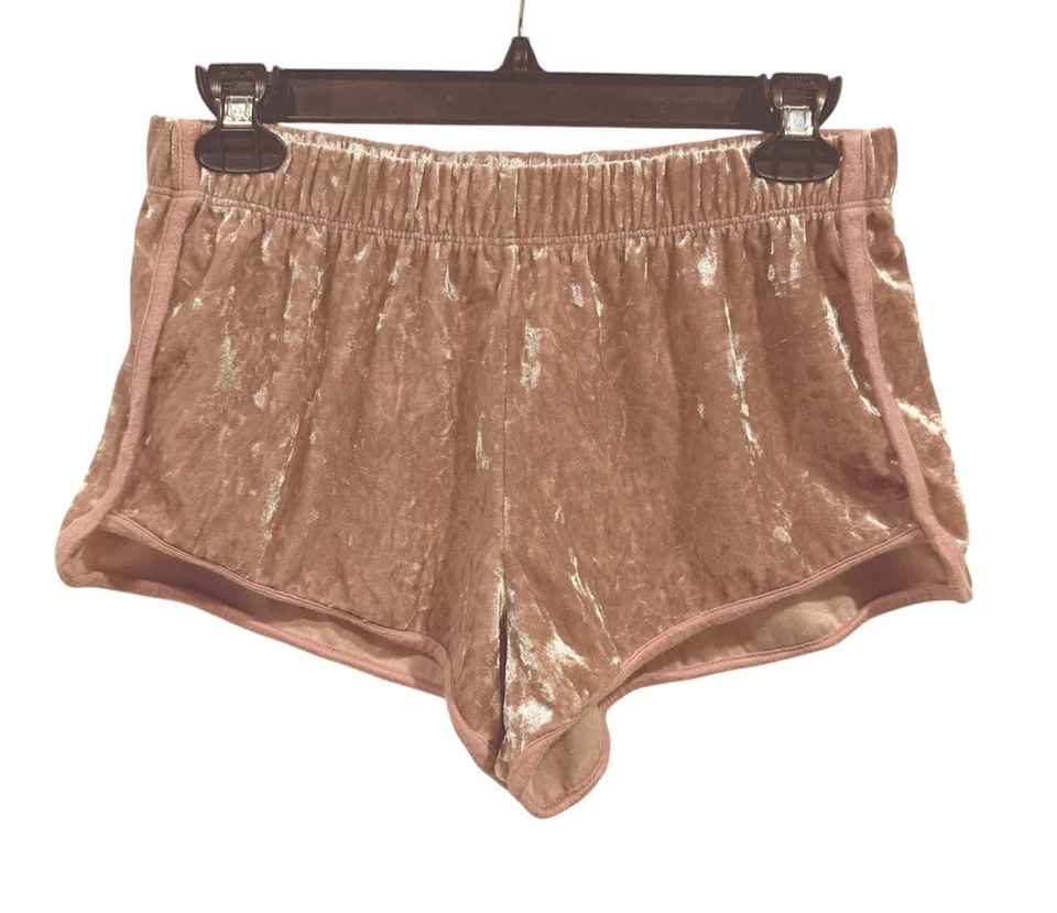 L.A. Hearts Women Velvet Shorts Size M champagne Color - Image 1 of 4