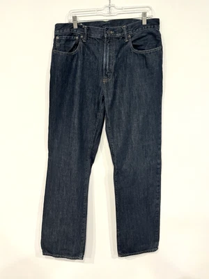 Gap Standard Jeans With Washwell Men's Jeans Size 34x34 Relaxed Dark Wash 737512 - Image 1 of 4