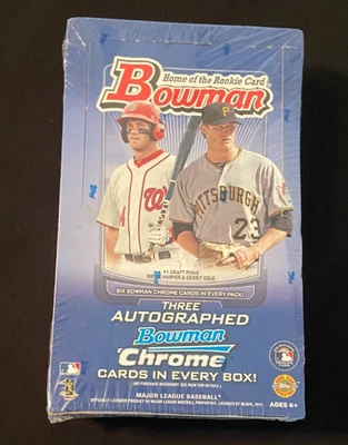 Bowman 2012 béisbol sellado Hobby Box W3 tarjetas automáticas cromadas Bryce Harper automático radiocontrol?? Foto 1 de 4