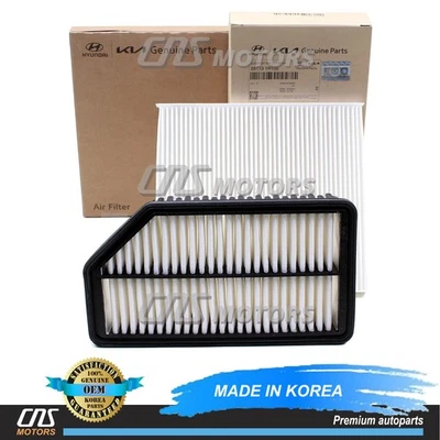 ✅GENUINE✅Engine & Cabin Air Filter combo for 12-17 Hyundai Accent Veloster Rio - Image 1 of 4