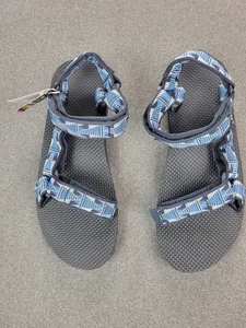 Teva Sandals Mens 10 Blue Artist Series Mosaic Pattern 1004006 - Picture 1 of 6