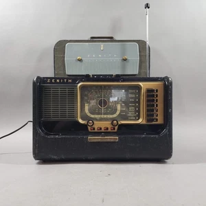 Radio Portátil Zenith Modelo H-500 Vintage Probada y Funcionando - Imagen 1 de 10