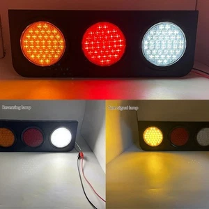 Functional Trailer Taillight with Iron Support Designed for 24V Cargo Use - Picture 1 of 8
