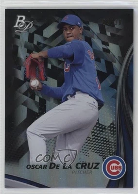 2017 Bowman Platinum Top Prospects Black /10 Oscar De La Cruz #TP-OD - Image 1 of 2