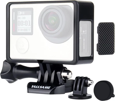Frame Mount Case for Gopro Hero 4 3 3+ with Lens Cap and Side Door Cap Protectiv - Image 1 of 4