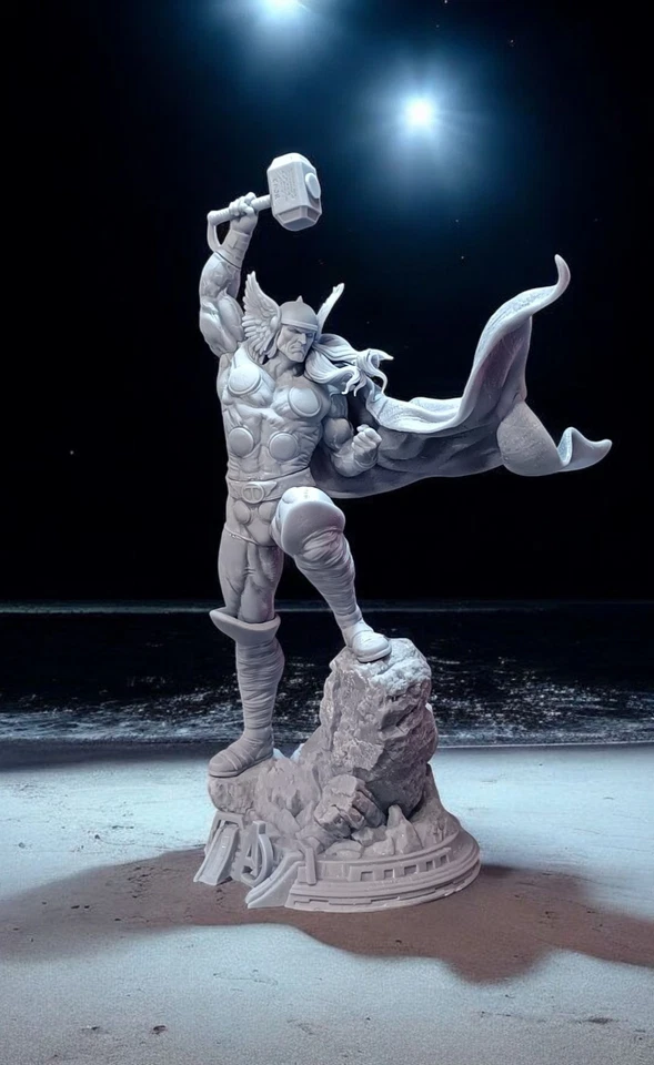 Thor Model Kit Resina Non Colorato - Immagine 1 di 4