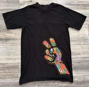 Ben & Jerry’s Peace Love Ice Cream Shirt Erwachsene Größe Small Peace Zeichen schwarz T-Shirt - Bild 1 von 8