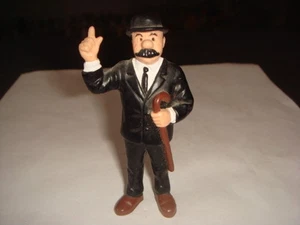 FIGURINE SÉRIE TINTIN  DUPONT BULLY PLASTIQUE MOU - Imagen 1 de 1