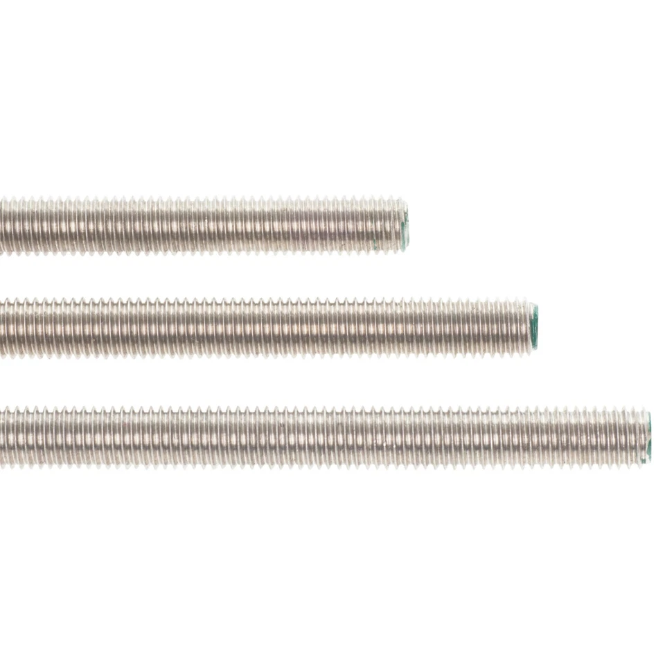 M3 M4 M5 M6 M8 M10 M12 A2 STAINLESS STEEL THREADED ROD FULL THREAD STUDDING BAR - Image 1 of 1