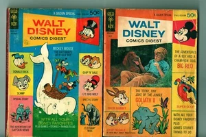 Walt Disney Comics Digest lot of SIX issues #23, 26, 39, 49, 52, 57 --- Gold Key - Picture 1 of 6