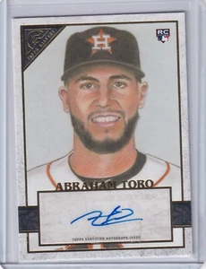 2020 Topps Gallery Baseball #102 Abraham Toro Rookie Autograph BREWERS - Picture 1 of 2