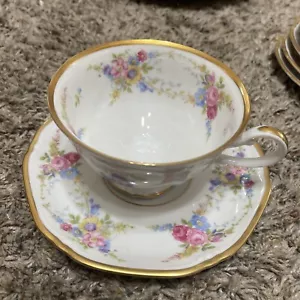 Taza y platillo, Rosenthal Thomas Marfil China, Baviera Alemania Floral 4755 Especificación - Imagen 1 de 5