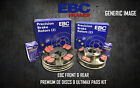 NEW EBC FRONT AND REAR BRAKE DISCS AND PADS KIT OE QUALITY REPLACE - PD40K1362